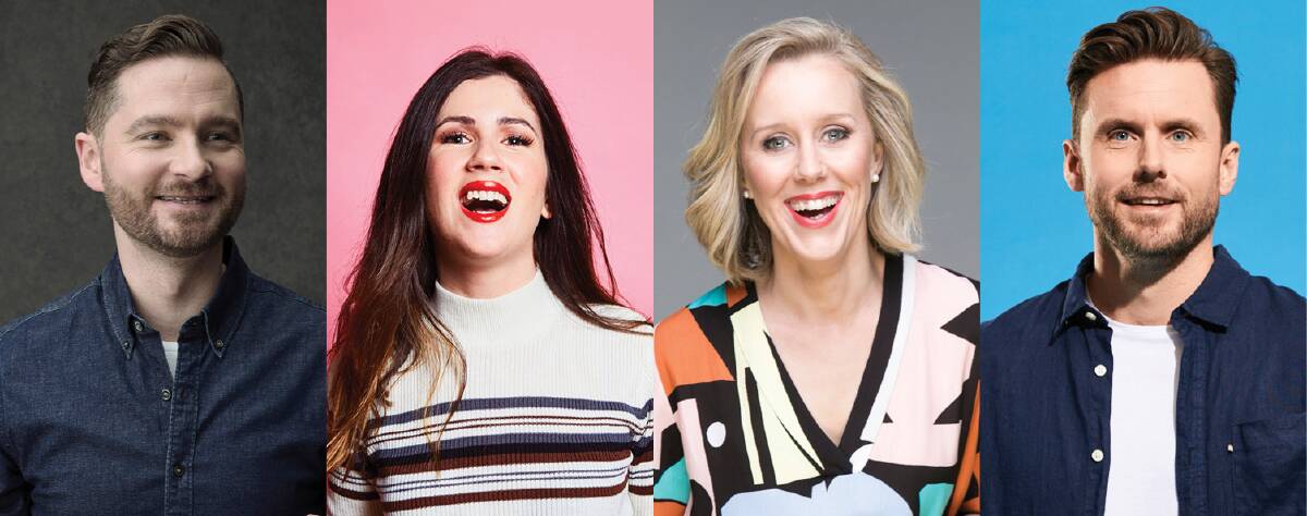 STARS: Fresh Comedy is bringing in the big guns for this year's gala, held October 5 at the Tramsheds. Pictures: Supplied 