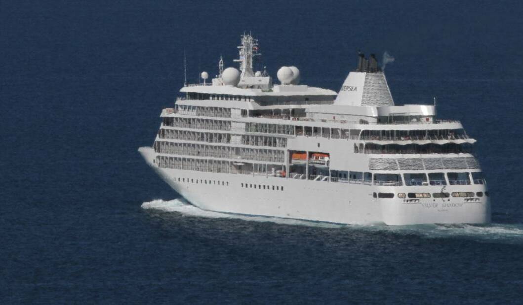 File image of a cruise ship. 