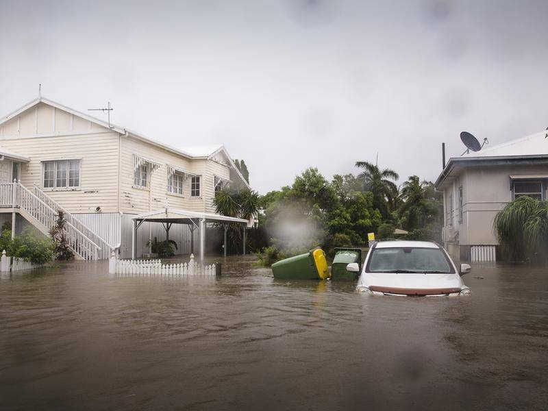EMERGENCY HELP: Kim Brundle-Lawrence flew in to the Townsville floods in February. Picture: File 