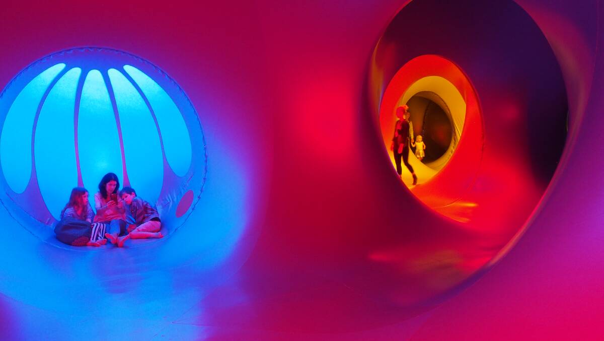 Architects of Air's Daedalum Luminarium at Royal Park. Picture: Supplied 