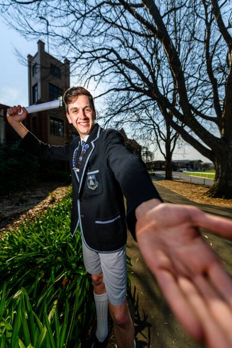 SOLD: Conall Cassidy is off to New Zealand for the Australasian Auctioneering Championships. Picture: Scott Gelston