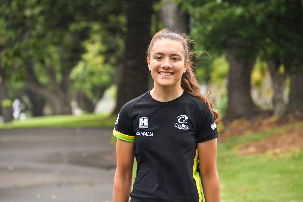 Devonport's Anya Louw added to her bronze medal on Friday with a silver medal in the under 23 time trial at the Road National Championships in Ballarat. Picture: Simon Sturzaker.