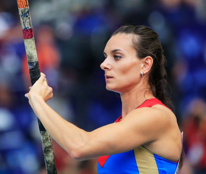 Assumed innocent: Pole vault champion Yelena Isinbayeva is one Russian athlete who is assumed to be clean in the lead-up to the Rio Olympics. Picture: Getty Images