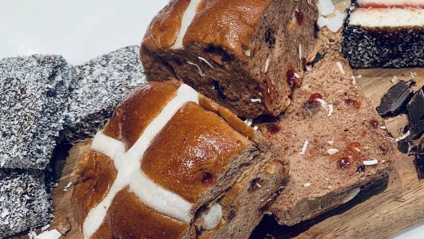 Should lamington-flavoured hot cross buns be a thing?