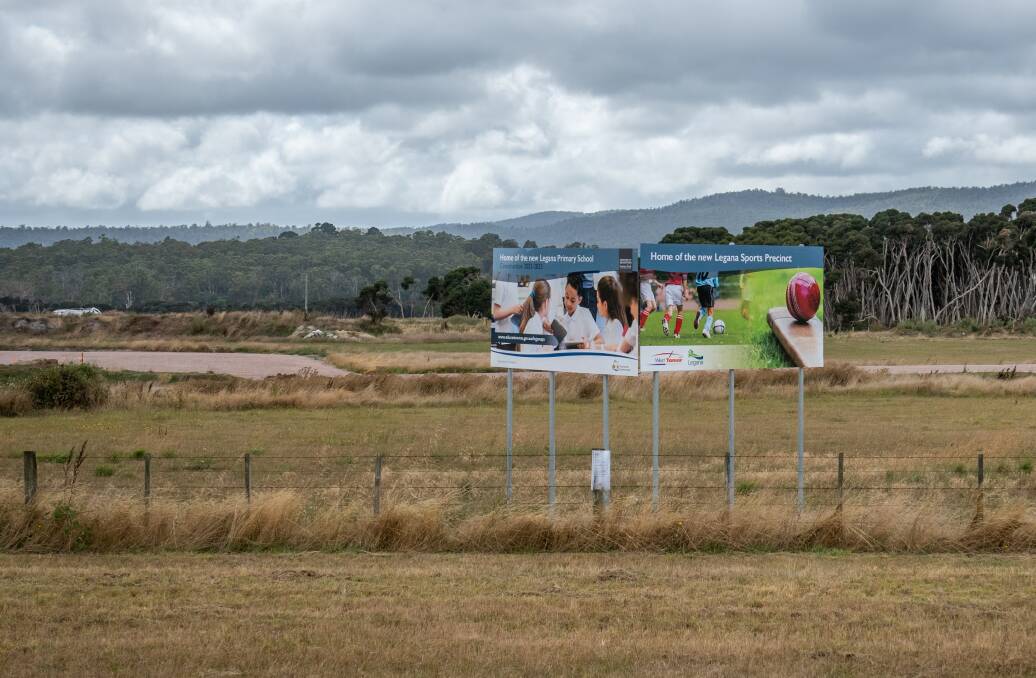 The site of the new Legana Primary School.