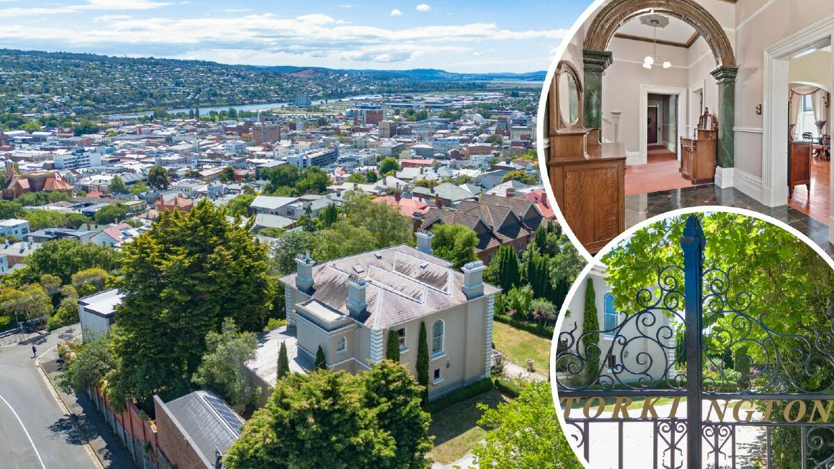 Torkington, at 54 Ann Street, East Launceston, has been listed for sale. Pictures supplied