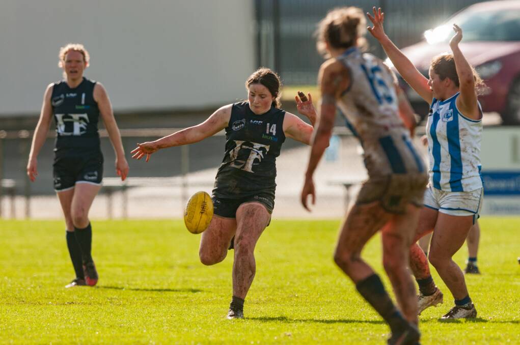 LOADING UP: Taylah Leonard was one of Launceston's best in last round's win over Deloraine. Pictures: Phillip Biggs