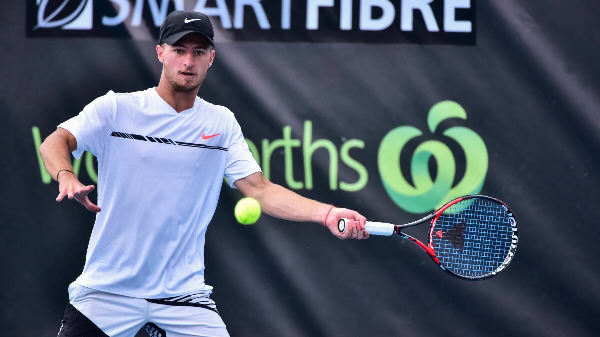 ON THE RISE: Melbourne-based tennis player Omar Jasika. Picture: Neil Richardson