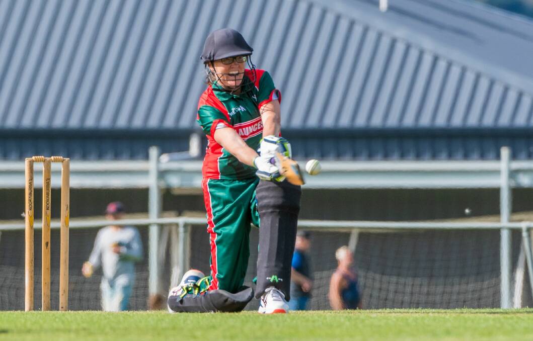 BODEN WELL: Ianthe Boden continued her dominant form with 60 not out against Mowbray. 