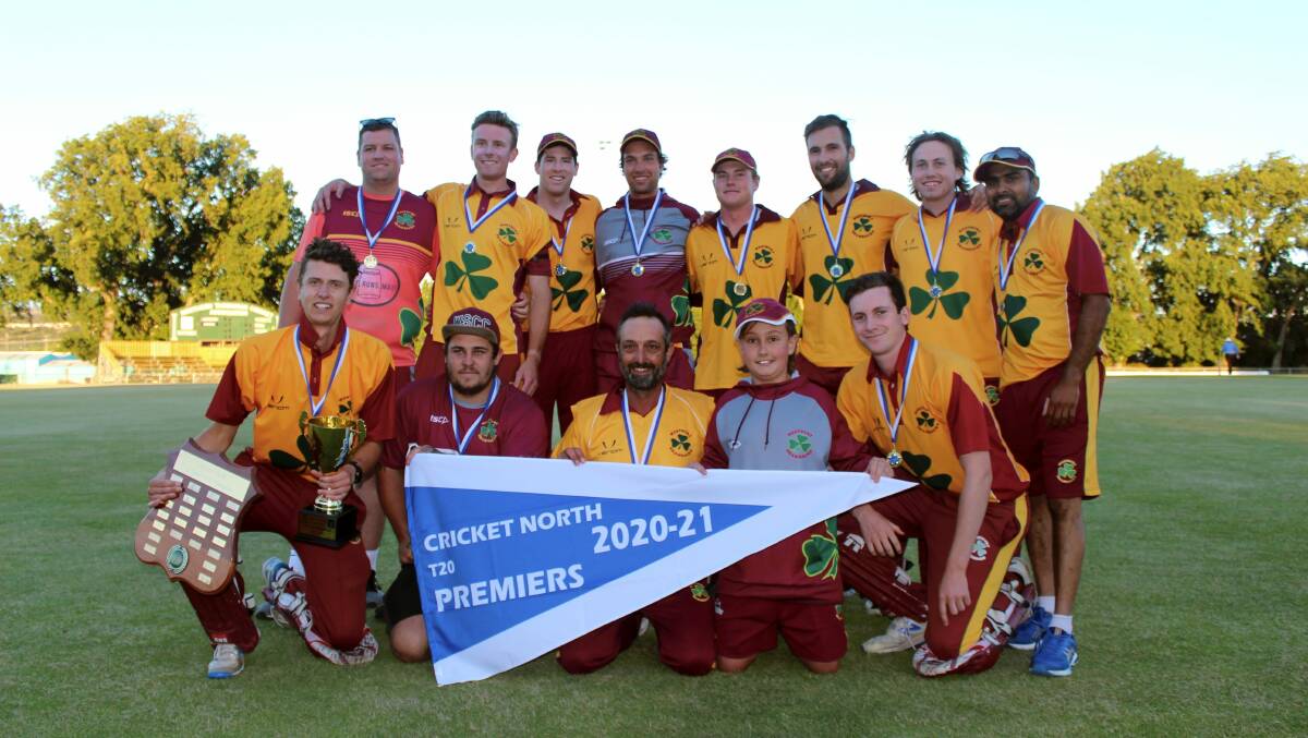 ANOTHER FLAG: The Shamrocks took out their second T20 cup but will be disappointed not to have secured more silverware in 2021. Picture: Hamish Geale 