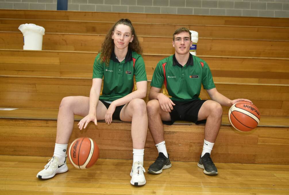 CANBERRA BOUND: Lauren Wise and Sejr Deans will attend national under-16 high performance camps next week. Picture: Neil Richardson