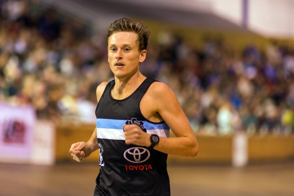 SET TO GO: Launceston runner Dylan Evans. 