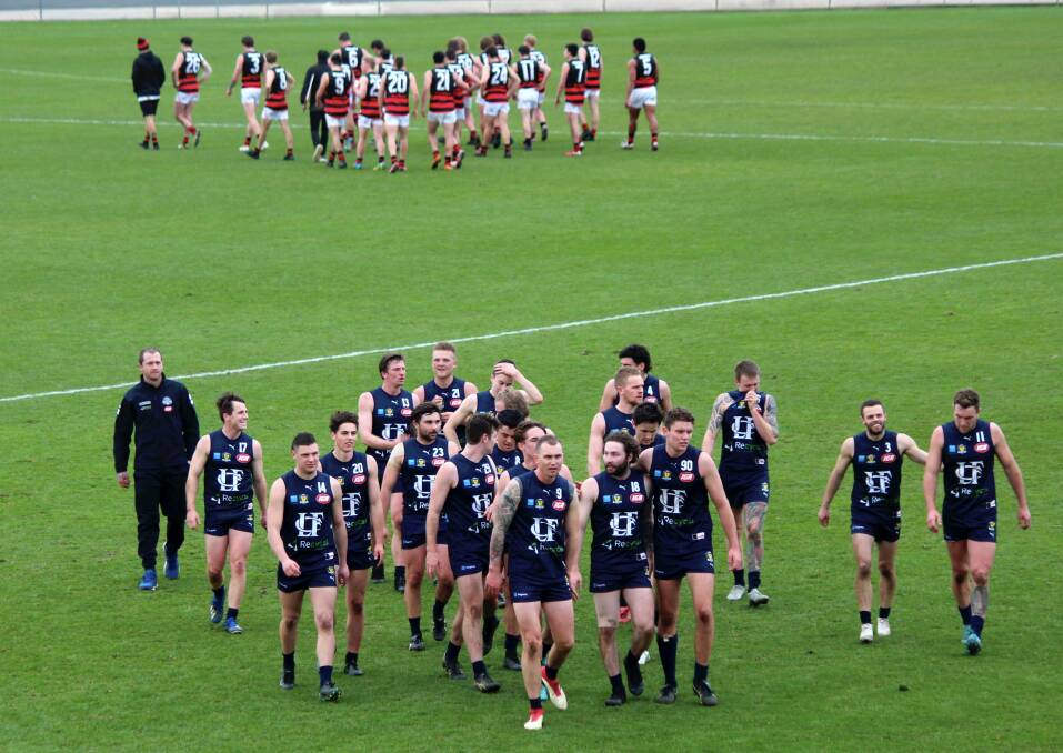 OPERATION GRAND FINAL: Launceston exit Windsor Park after round four's win over Lauderdale. Picture: Hamish Geale