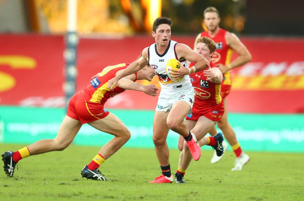 BREAKING FREE: Chayce Jones is tipped to enjoy a big year after playing 23 games in his first two seasons. Picture: Getty Images 