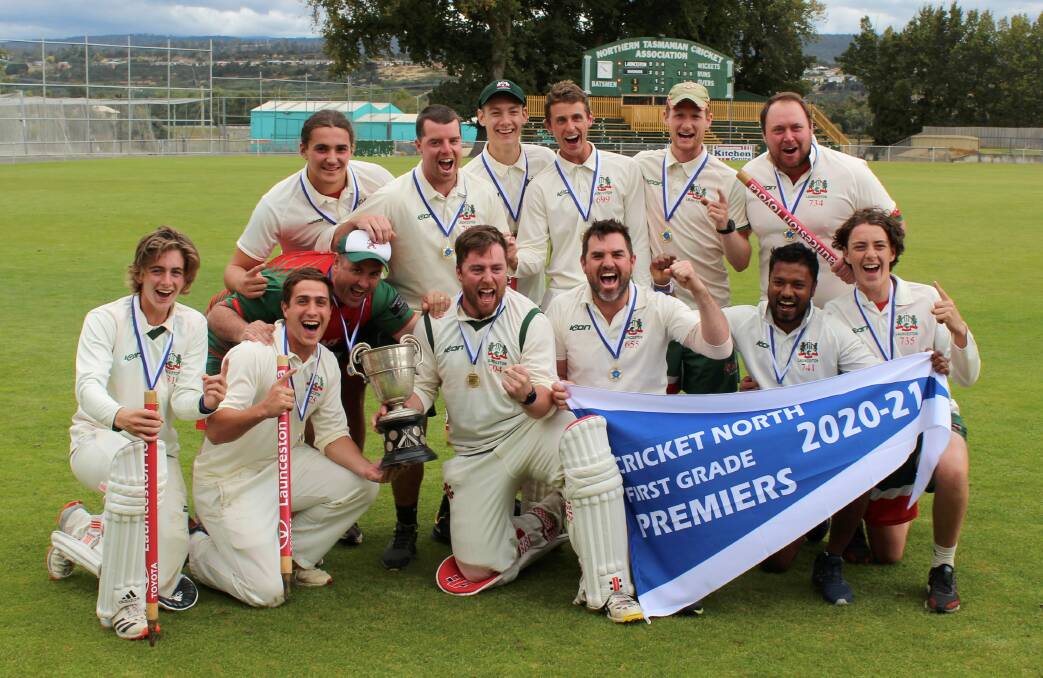 SEASON TO REMEMBER: Launceston ended a nine-year flag drought with a captivating performance in the Cricket North grand final. Picture: Hamish Geale 
