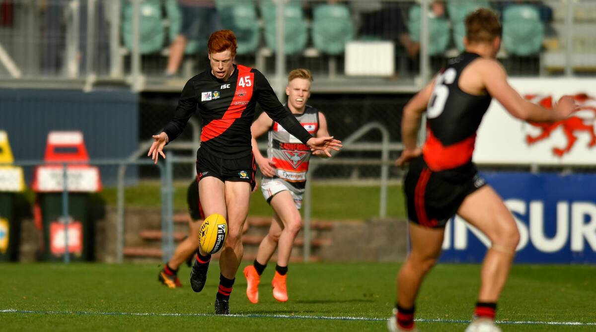OUTED: North Launceston key defender Tom Donnelly will miss this weekend's clash with North Hobart.