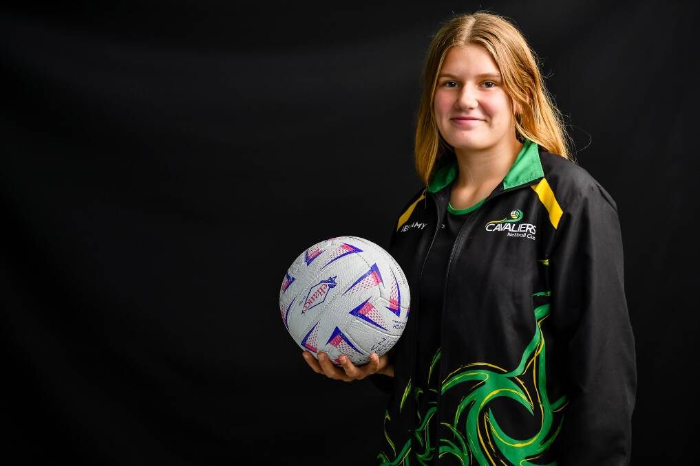 DIAMOND DREAM: St Helens teenager Monique Dufty harbours high aspirations for her netball career. Picture: Scott Gelston
