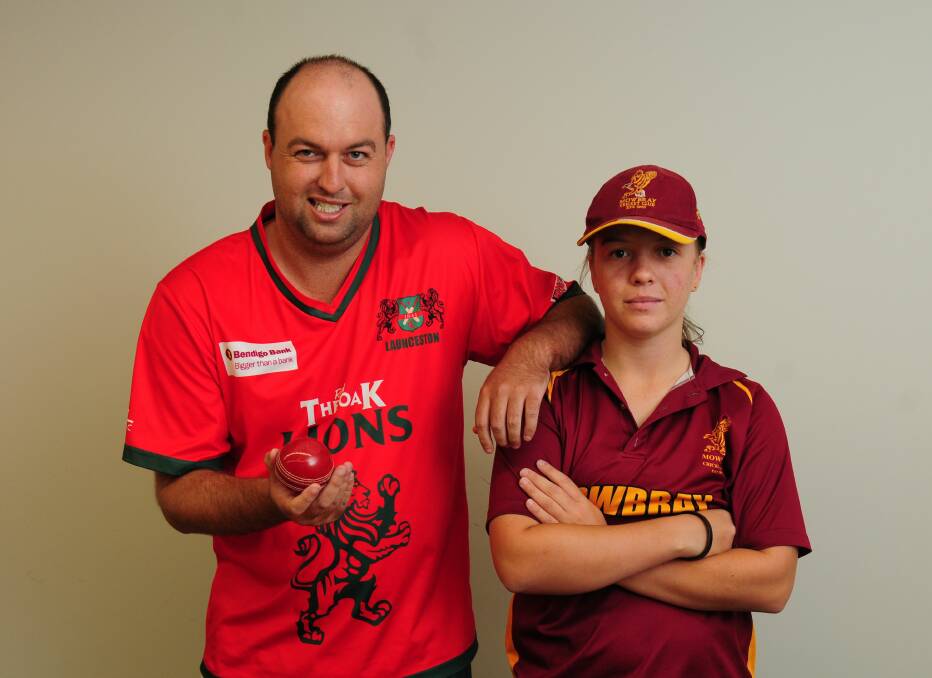 HAT-TRICK TWINS: Launceston's Matthew Woods and Mowbray's Cassie Blair took hat-tricks in the most recent round of Cricket North. Picture: Paul Scambler