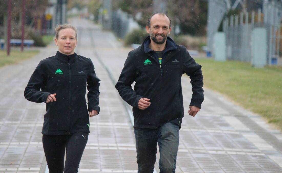 RUNNING THE SHOW: Ultrain duo Amy Lamprecht and John Claridge. Picture: Hamish Geale