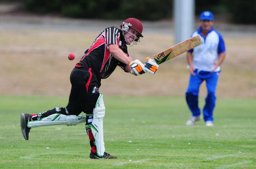 LEADER: Hadspen captain-coach Liam Reynolds continued his great form with 4-5 off six overs. 