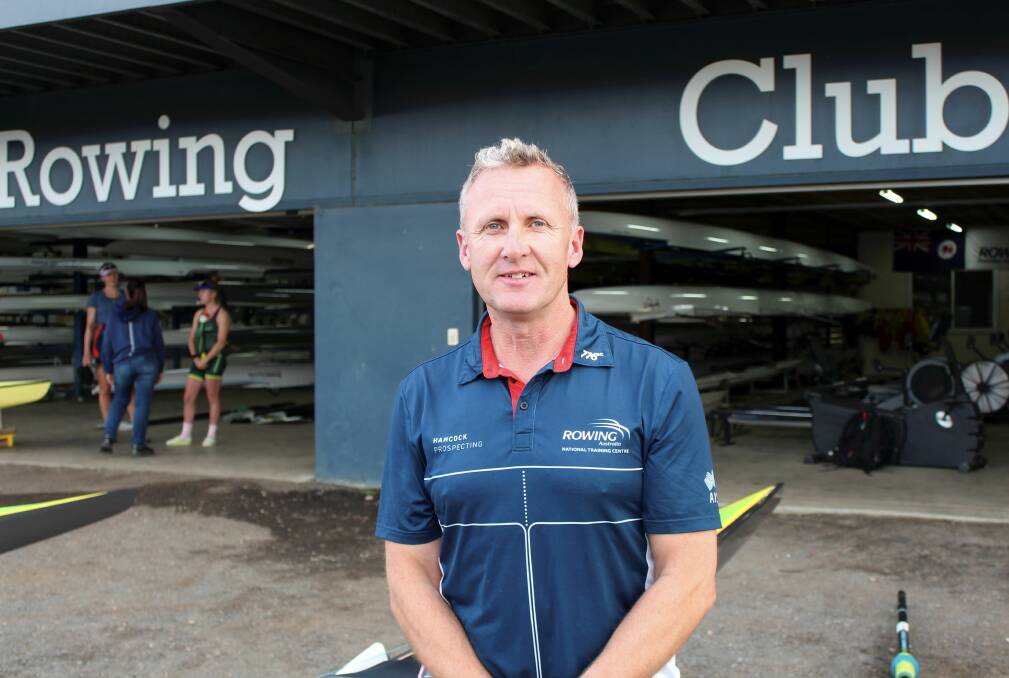 FRONTMAN: National women's rowing head coach John Keogh settles back into Launceston. Pictures: Hamish Geale