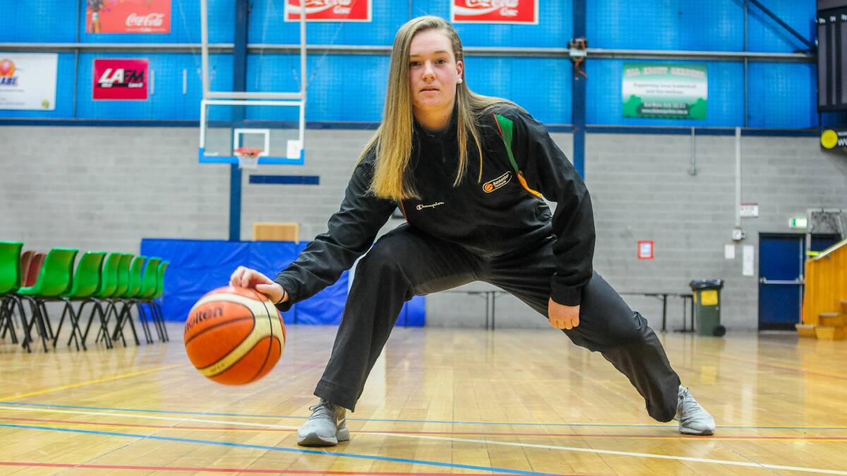 RISING: City of Launceston basketballer Makala Bingley has recently returned from her second under-16 national championships. Picture: Neil Richardson