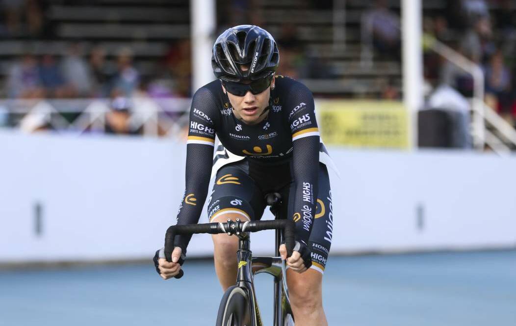 FORM: Amy Cure claimed a gold medal on the track at the Oceania Championships in New Zealand on Thursday night.