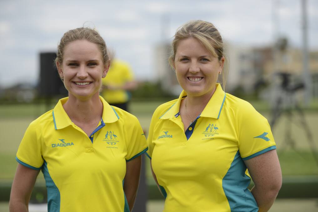 PODIUM BOUND: Carla Krizanic and Invermay's Rebecca Van Asch will compete in the gold medal bowls match on Monday. Picture: Bowls Australia 