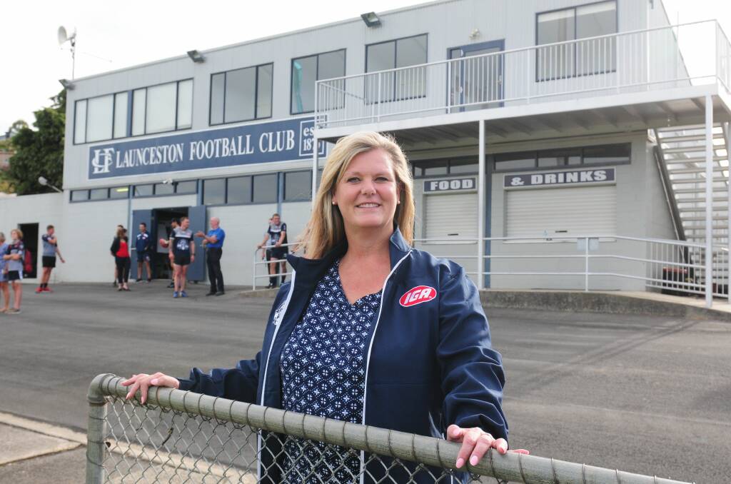 OPTIMISTIC: Launceston president Sandra Boland is hoping for an easing of crowd restrictions before finals. 