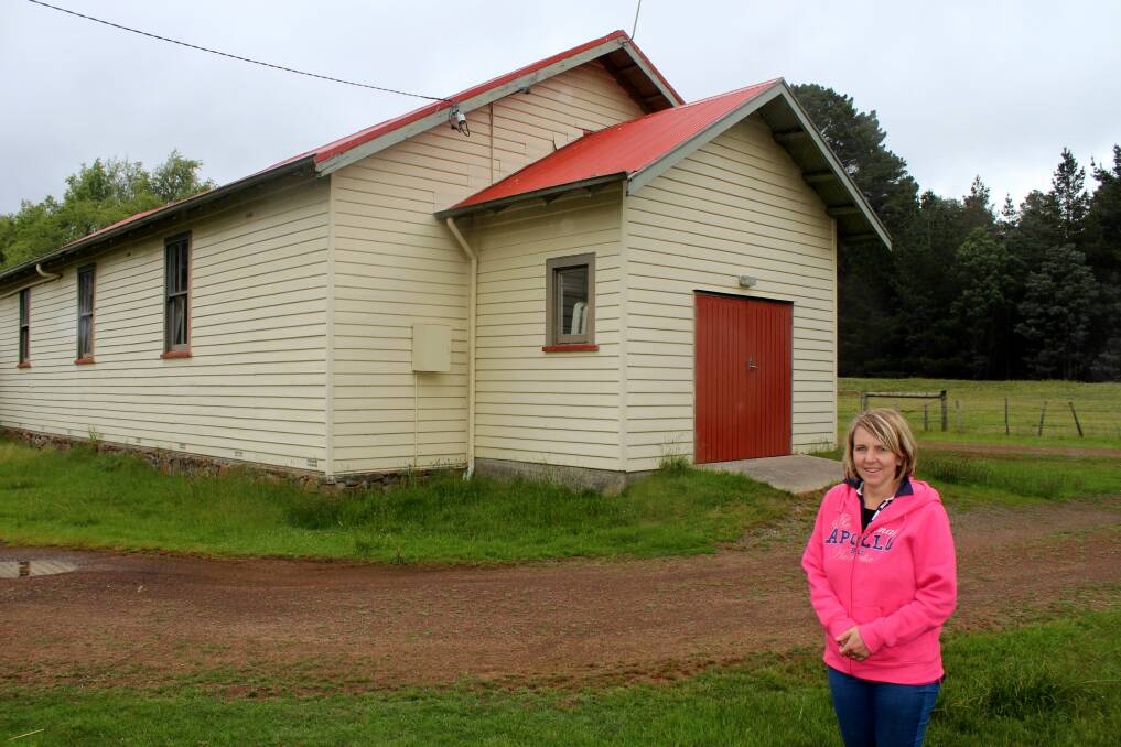 HALL OVER: Nunamara's Melissa Burr expects the Nunamara Hall will be sold early next year. Pictures: Hamish Geale 