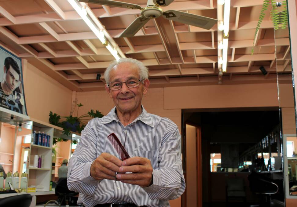 END OF AN ERA: Alberto's hairdresser Alberto Santamaria is selling his George Street salon after 33 years in the building and more than 50 years in Launceston. Picture: Hamish Geale 