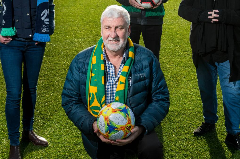 OPTIMSITIC: Football Tasmania president Bob Gordon.