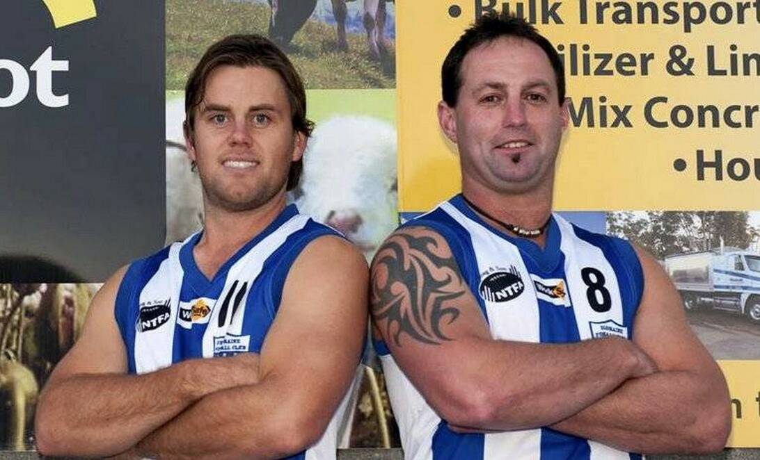 ROOS BROTHERS: Brad Crowden and Brad Powe played their 200th and 300th games together in 2013. Crowden will play his 300th on Saturday with Powe in the coach's box. 