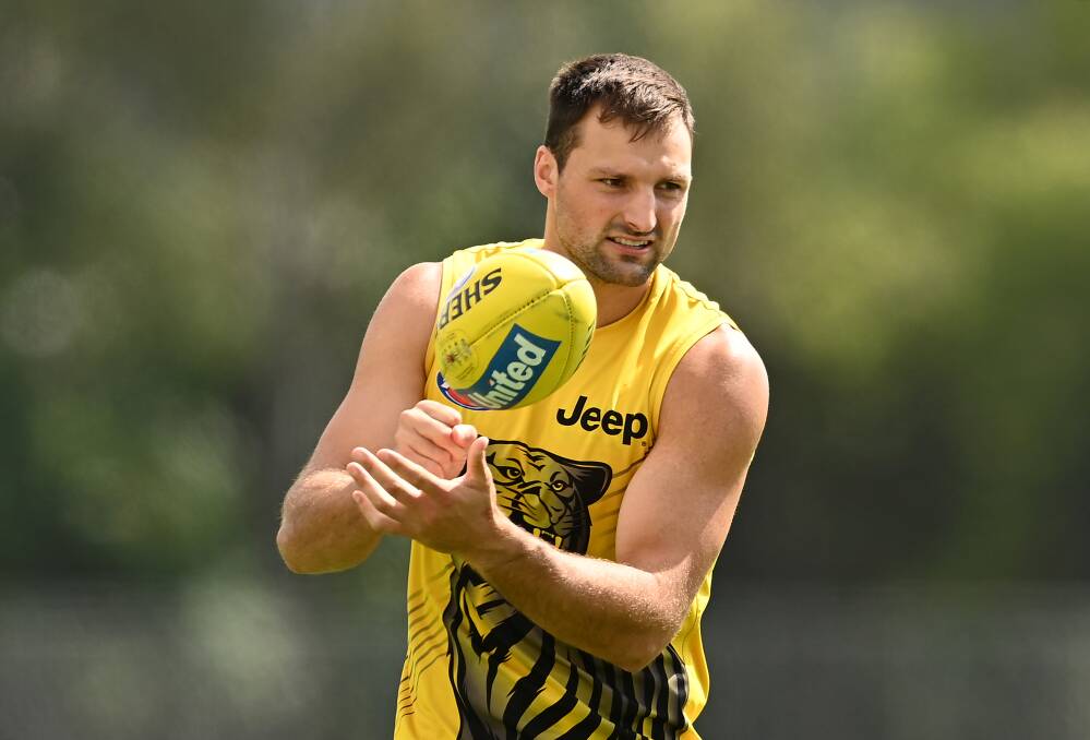 TOP TIGER: Richmond ruckman Toby Nankervis. Picture: Getty Images 