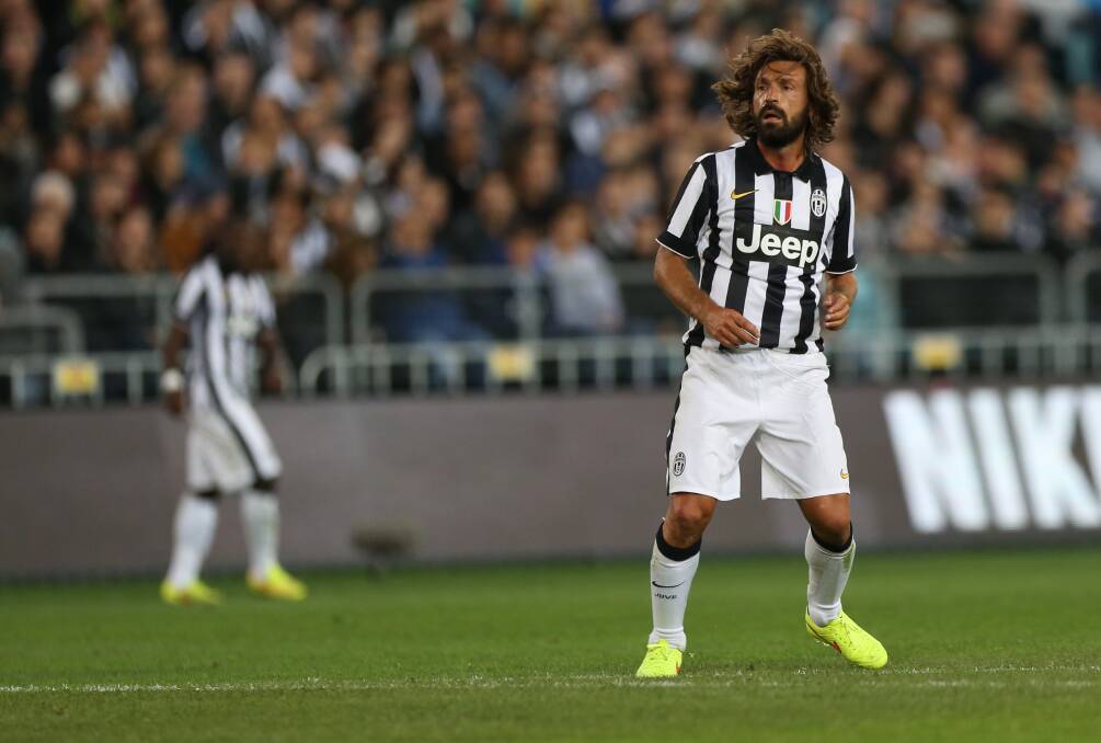GOOD TO BE GREEN: Italy legend Andrea Pirlo.