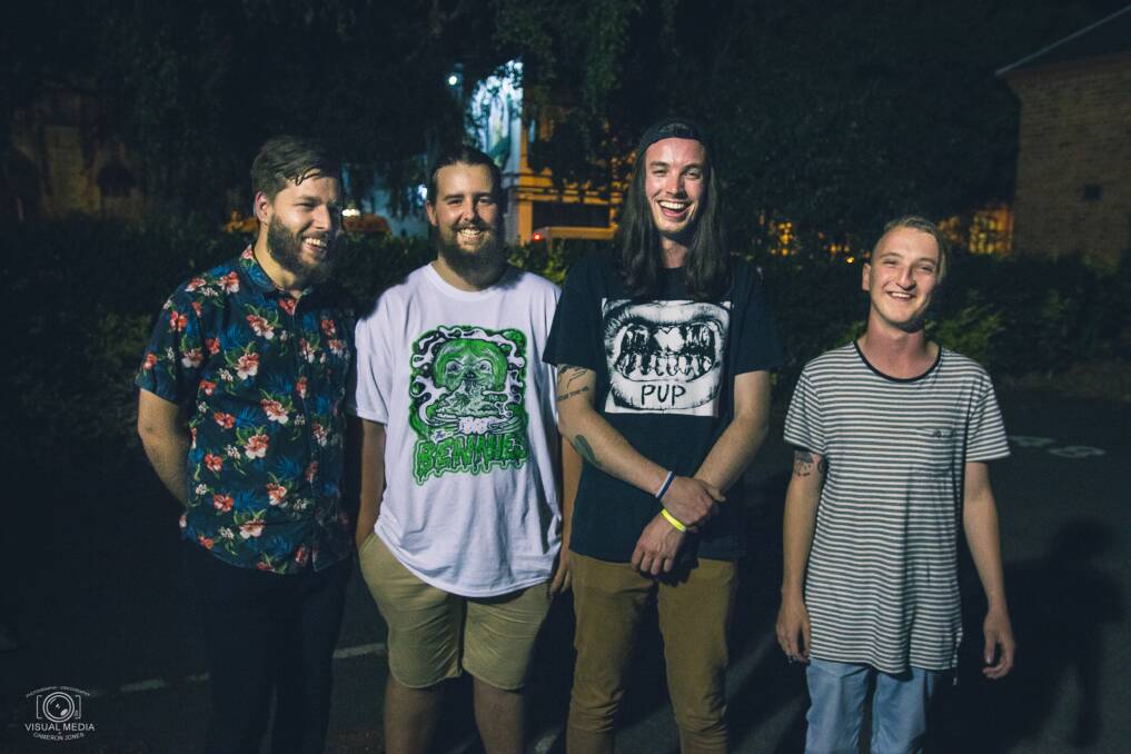 EP LAUNCH: Launceston four-piece The Sleepyheads will launch Cold Hands Hold It Together at The Oak on March 11. The punk-rockers will be supported by Paper Thin, Squid Fishing and Trent Buchanan. Picture: Cameron Jones 
