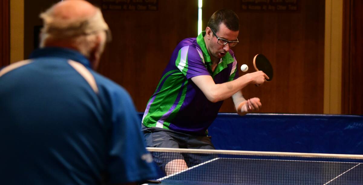Serving delights: Rob Miller is set to be one of Northern Tasmania's experienced players in Saturday's State League titles. Picture: Paul Scambler 