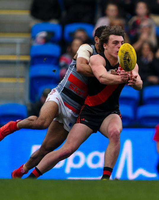 Callow in action in last year's grand final. 