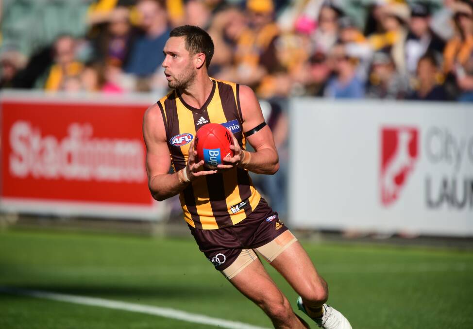 GOALKICKING MACHINE: Jack Gunston has kicked 278 goals from 140 games in the brown and gold. Picture: Paul Scambler
