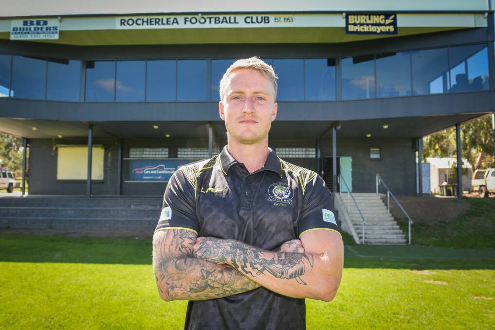 STAGE IS SET: Rocherlea vice-captain Jordan Cousens is excited for a new season after an injury-hampered 2019. Picture: Paul Scambler