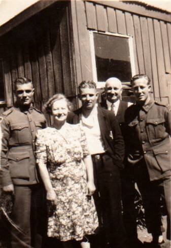 The brothers Jack, Ray and Lance with their parents Martha and Claude Barnard in 1940. Ray died in 1972, surviving just long enough to see his brother as Deputy PM. Picture by Helen Watkins.