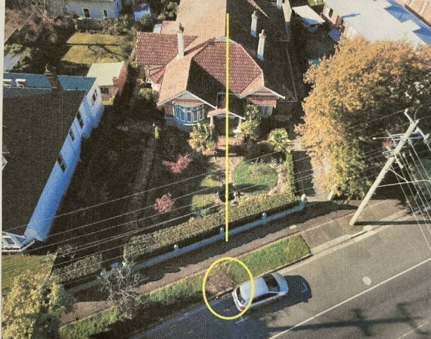 An image showing the location of the leak in relation to the main areas of damage in the home. Picture supplied
