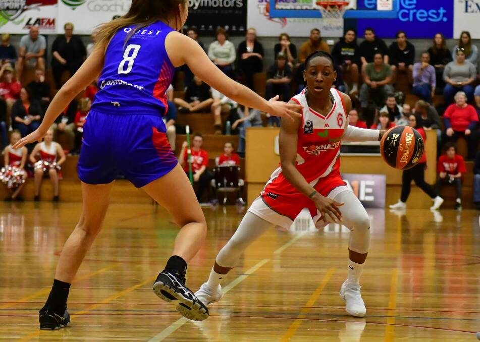 LEADING THE WAY: New Launceston Tornadoes captain Steph Gardner says her side isn't far from putting everything together on the court. Picture: Scott Gelston 
