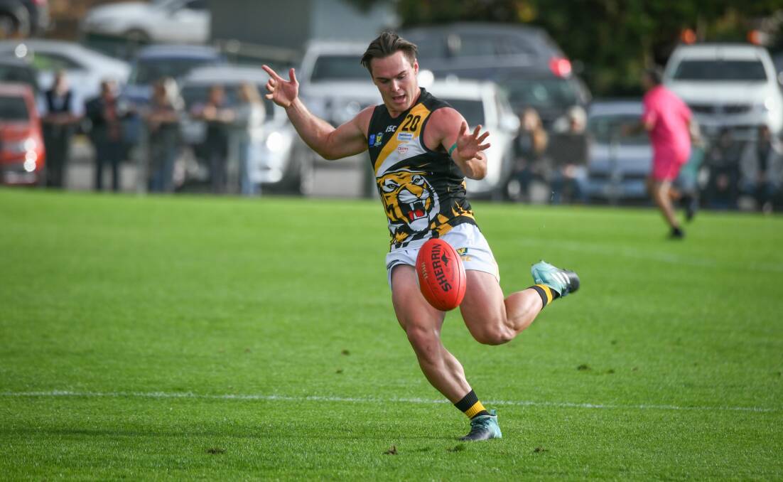 Kieran Lovell will play in the SANFL this season after two years back with Kingborough. 