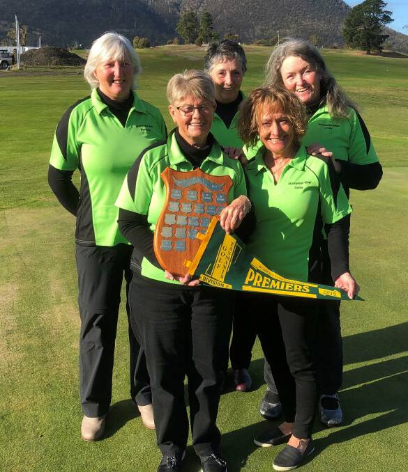 SHIELD BE RIGHT: Maryanne Ennis, Margaret Thompson, Bobby Harwood, Gonny Creemers and Lesley Kellaway. Picture: Supplied
