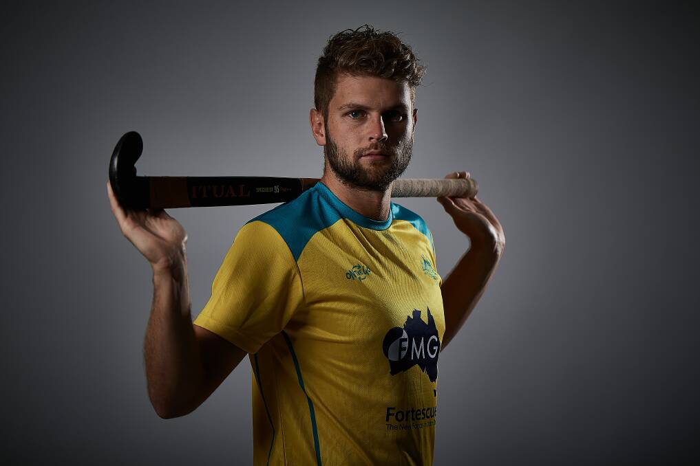 IN THE PICTURE: Josh Beltz is injury-free and pressing his claim for the Kookaburras' clash with Germany in Hobart next month. Picture: Hockey Australia