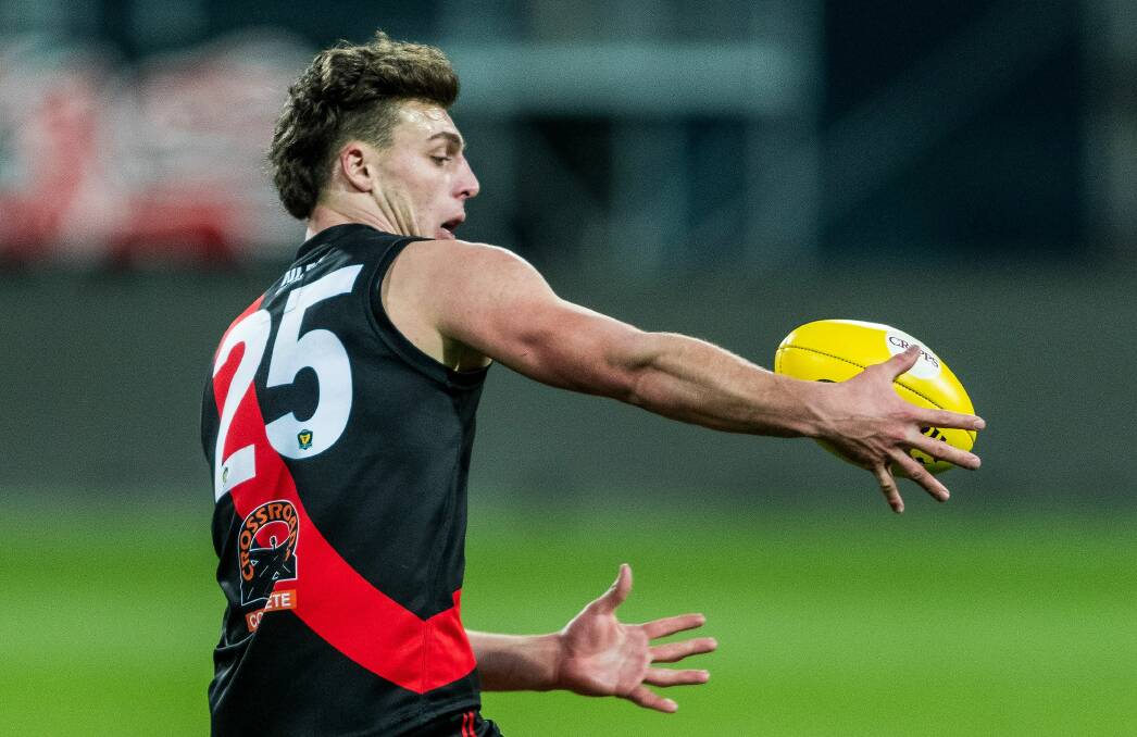 DETERMINED: Former North Launceston forward Jackson Callow was selected by Hawthorn in Wednesday night's mid-season draft. 
