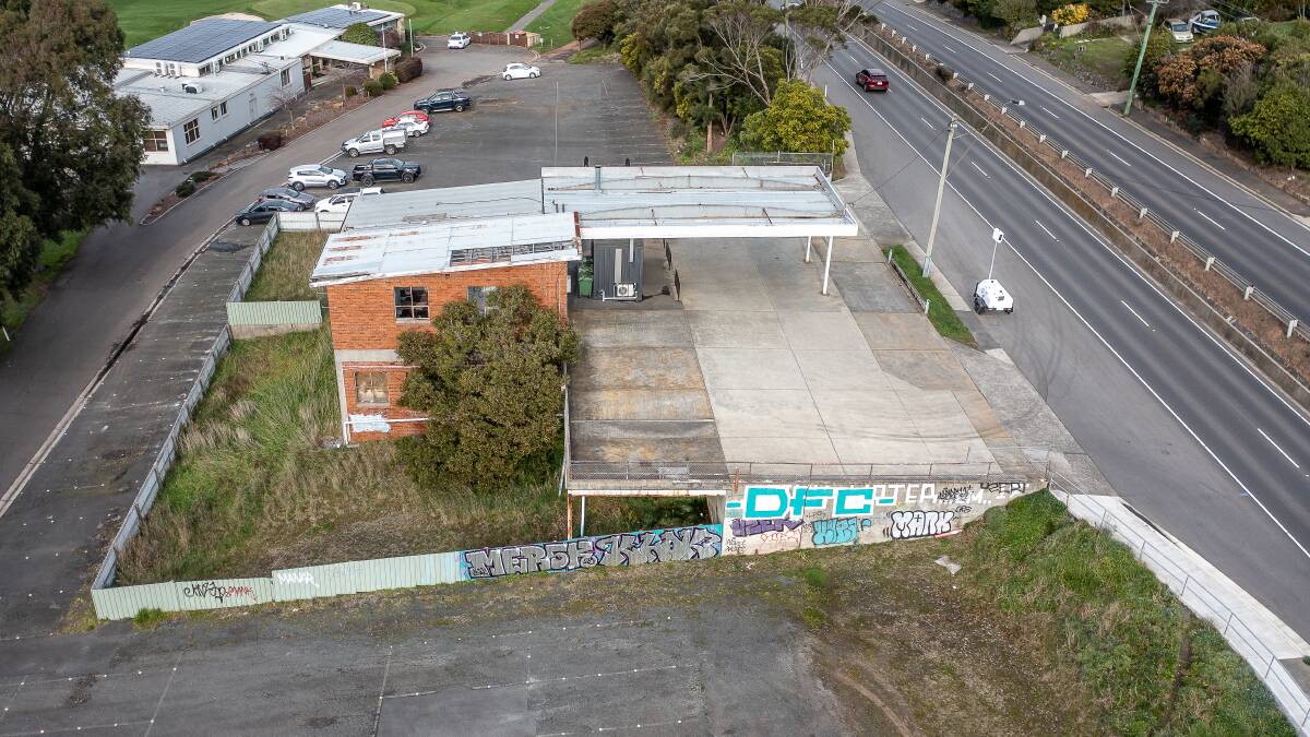 Guerilla Coffee brews from a shipping container on this West Tamar Highway property. Picture by Craig George