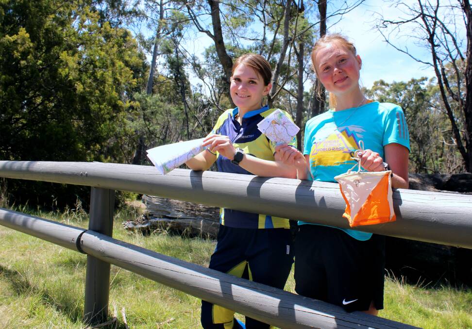 MAP IT OUT: Russian duo Ksenia Torganova and Ekaterina Savkina are the new resident coaches at Esk Valley Orienteering Club. Picture: Hamish Geale