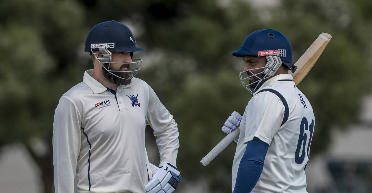 RELIABLE: Blues all-rounders Tom Garwood and Ramesh Sundra enjoyed great seasons. Picture: Phillip Biggs
